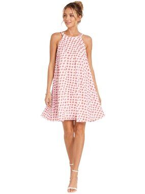 Betsey Johnson Floral Print Sleeveless Swing Dress Size 8